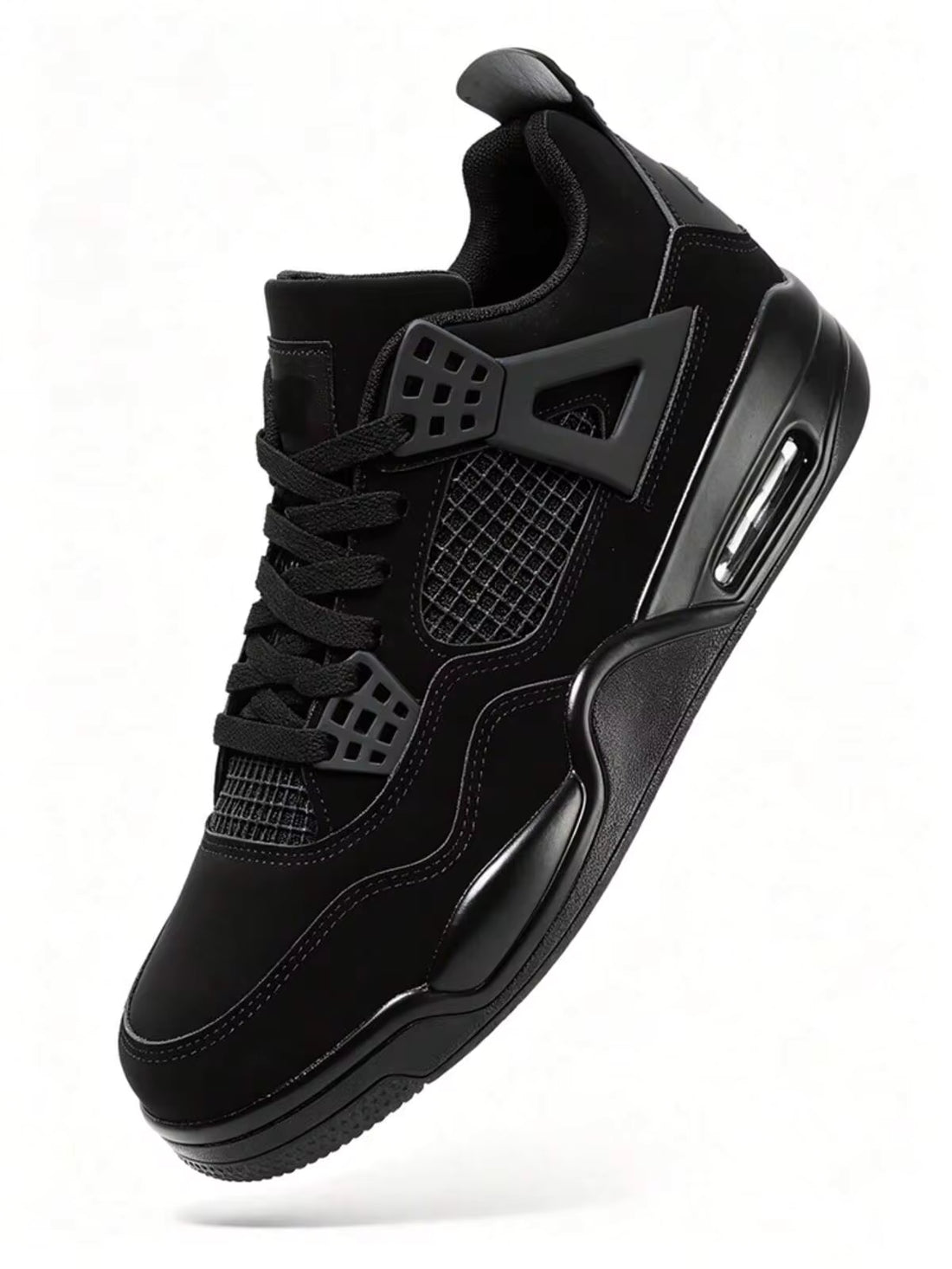 Men's High-Top Sneakers, White Grey Low-Top Basketball Shoes Breathable Streetwear Trainers,Air Cushion, Non-Slip Casual Sneakers`