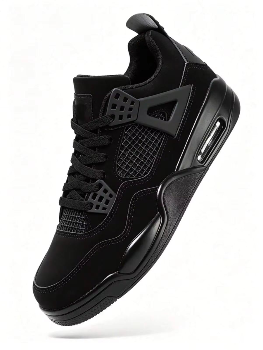 Men's High-Top Sneakers, White Grey Low-Top Basketball Shoes Breathable Streetwear Trainers,Air Cushion, Non-Slip Casual Sneakers`